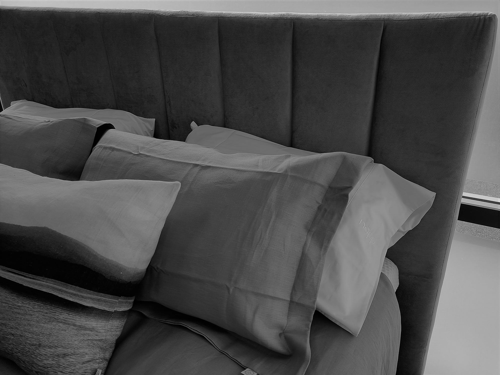 "Hey dear, look at this, a split Super King Adjustable Bed for five grand, whats wrong with it!?"